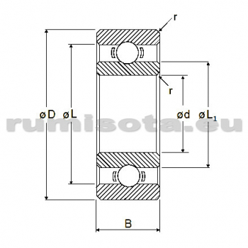Подшипник 6-1000802