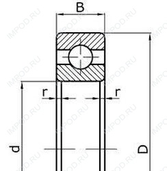 Подшипник 6-1000826 Л