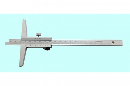 Штангенглубиномер 0- 200мм ШГ-200, цена деления 0.05, моноблок "TLX" (210-525C)