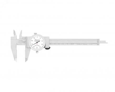 Штангенциркуль ШЦК-1-125 0,02 с круг. шкалой губ. 40мм SHAHE