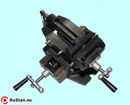 Тиски Станочные 100мм координатные с 2-мя суппортами LTCV100 "CNIC"